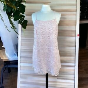 1.STATE  | Pink Lace Mini dress Womens size medium